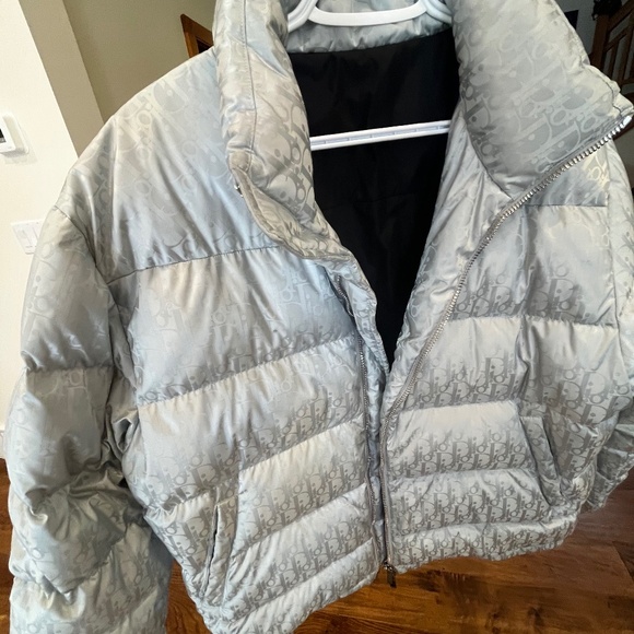 Dior Silver puffer jacket - Picture 1 of 4